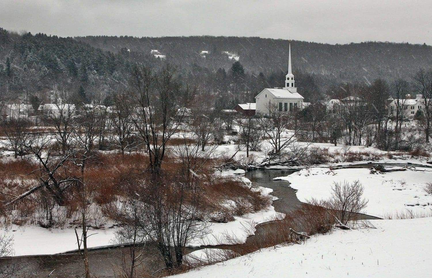 Top 10 Coldest States in the US 6 stowe, vermont