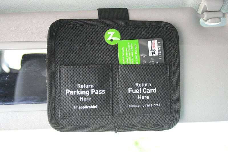 What is Zipcar and How Does It Work: 5 Unique Benefits of Using Zipcar 6 Fuel card and parking pass in a zipcar