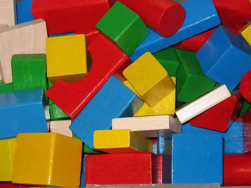 Montessori Wooden Toys Building Blocks