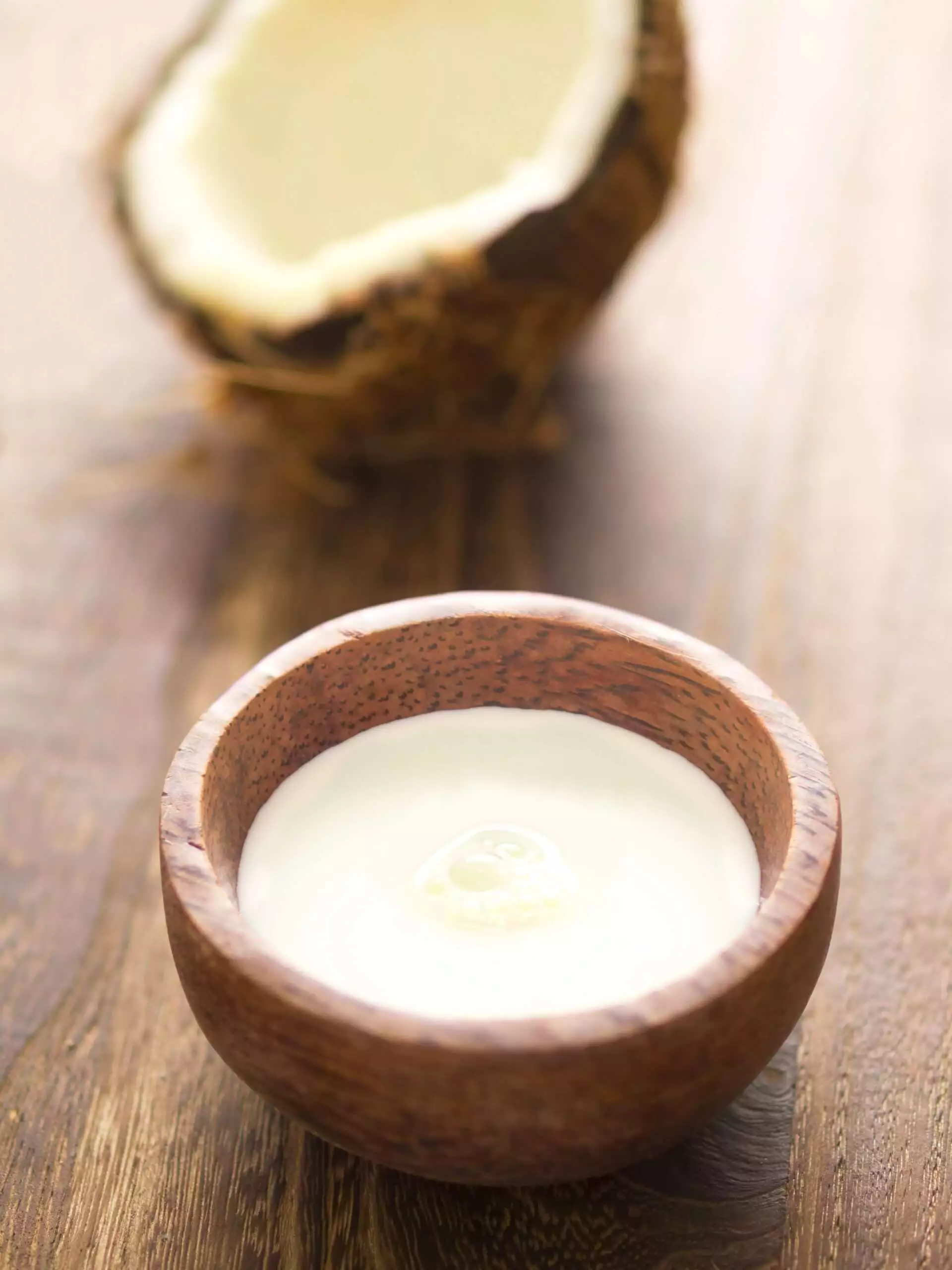 Coconut cream: coconut milk substitute