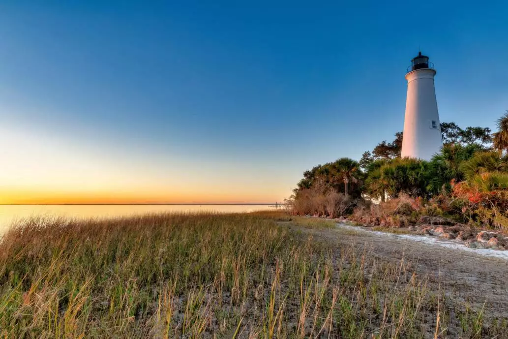 Lighthouse-Beaches near Tallahassee in Florida